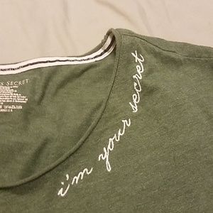 Short sleeve sleep tee "I'm your secret"